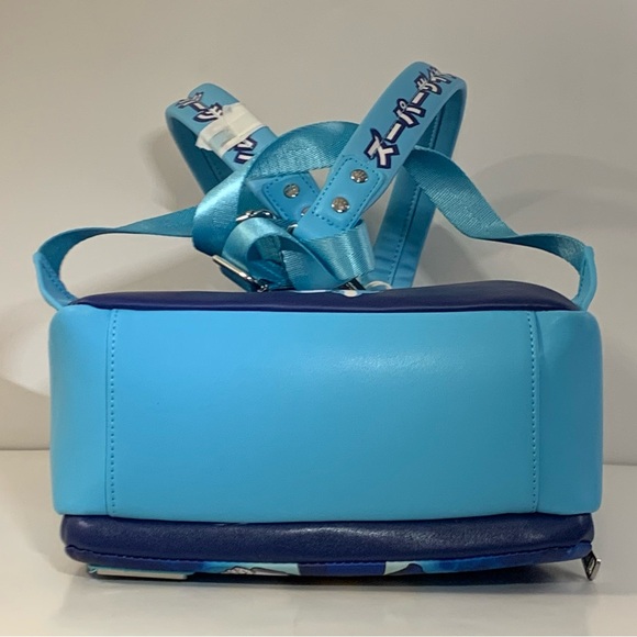 [BRAND NEW] LOUNGEFLY X DBZ DRAGON BALL SUPER GOKU SUPER SAIYAN BLUE BACKPACK - Picture 6 of 15